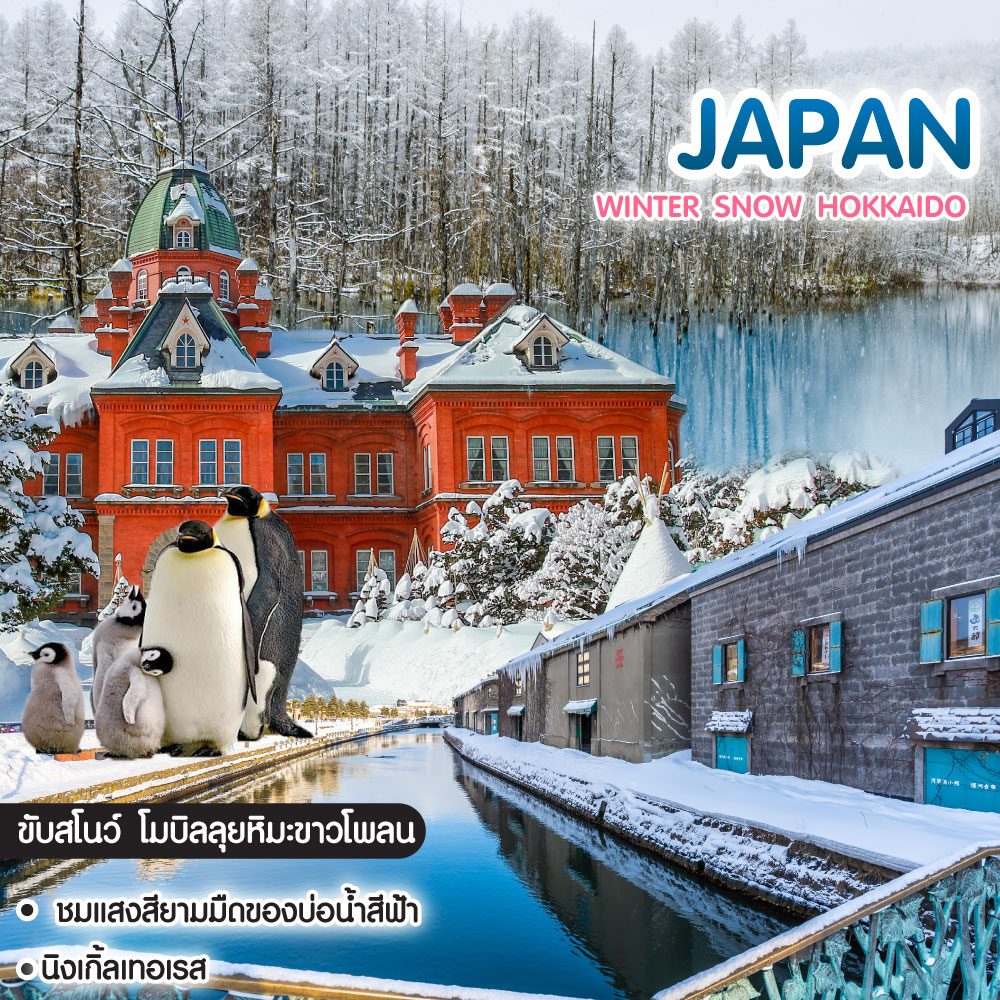 ทัวร์ญี่ปุ่น Winter Snow Hokkaido ฮอกไกโด ซัปโปโร โอตารุ อาซาฮิคาวะ