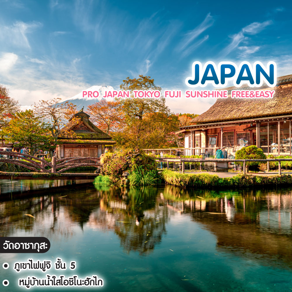 ทัวร์ญี่ปุ่น Pro Japan Tokyo Fuji Sunshine Free&Easy