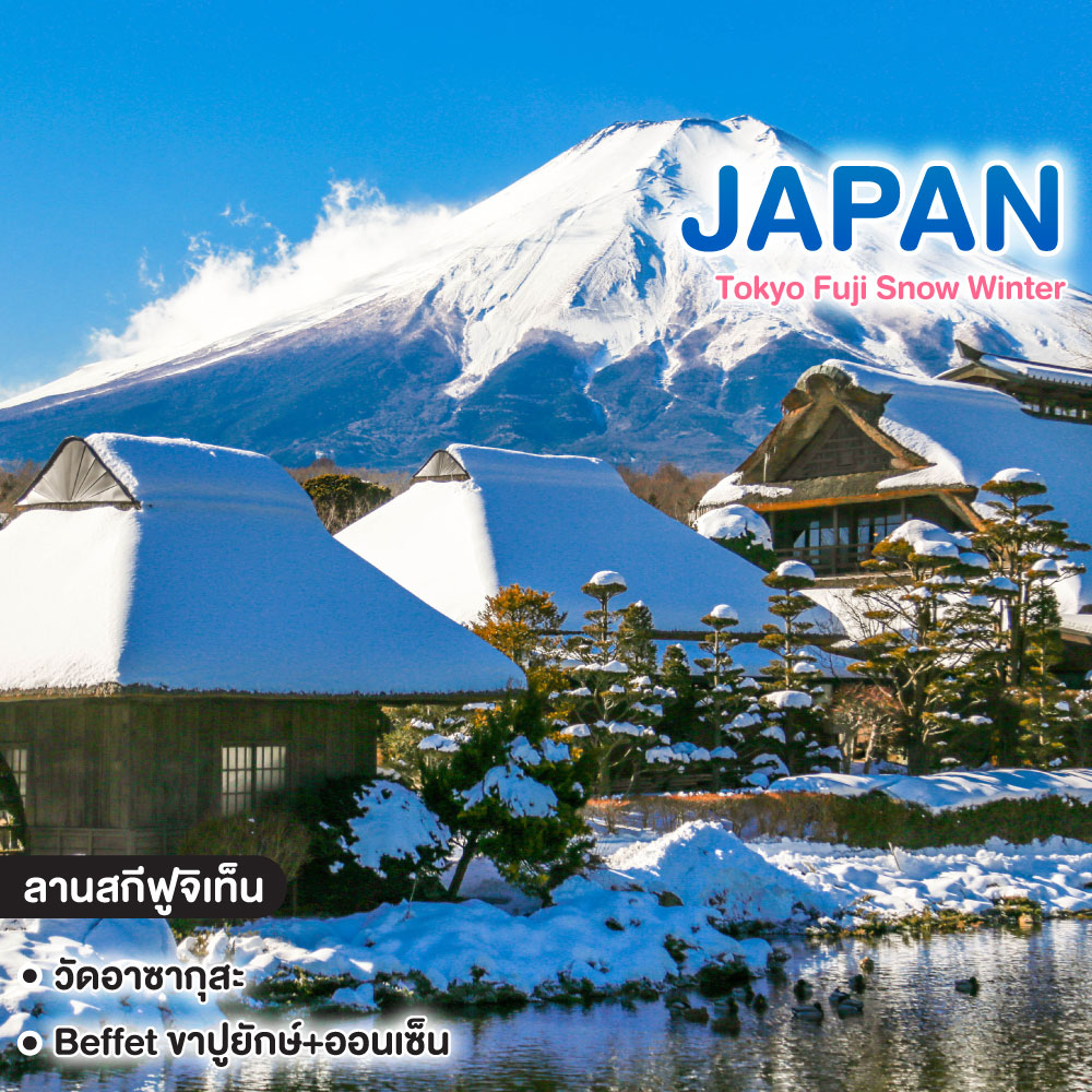 ทัวร์ญี่ปุ่น Tokyo Fuji Snow Winter Free&Easy