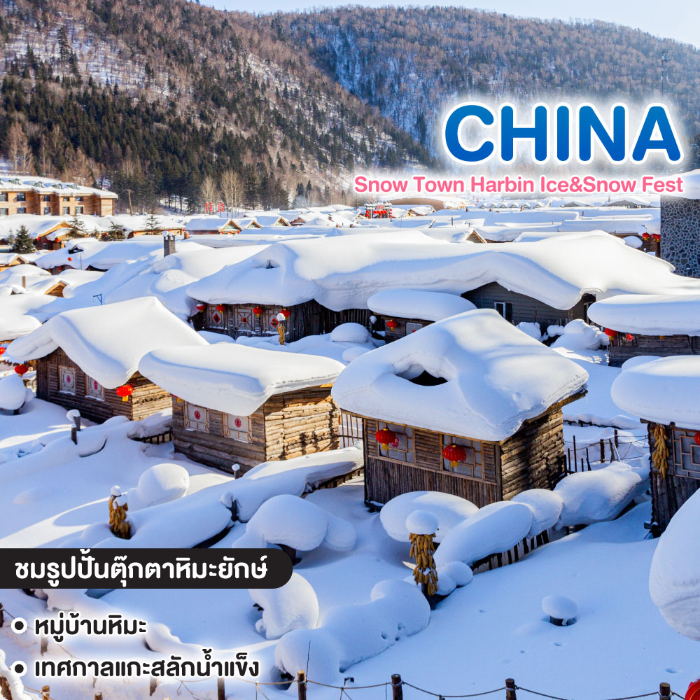 ทัวร์จีน Snow Town Harbin Ice&Snow Fest