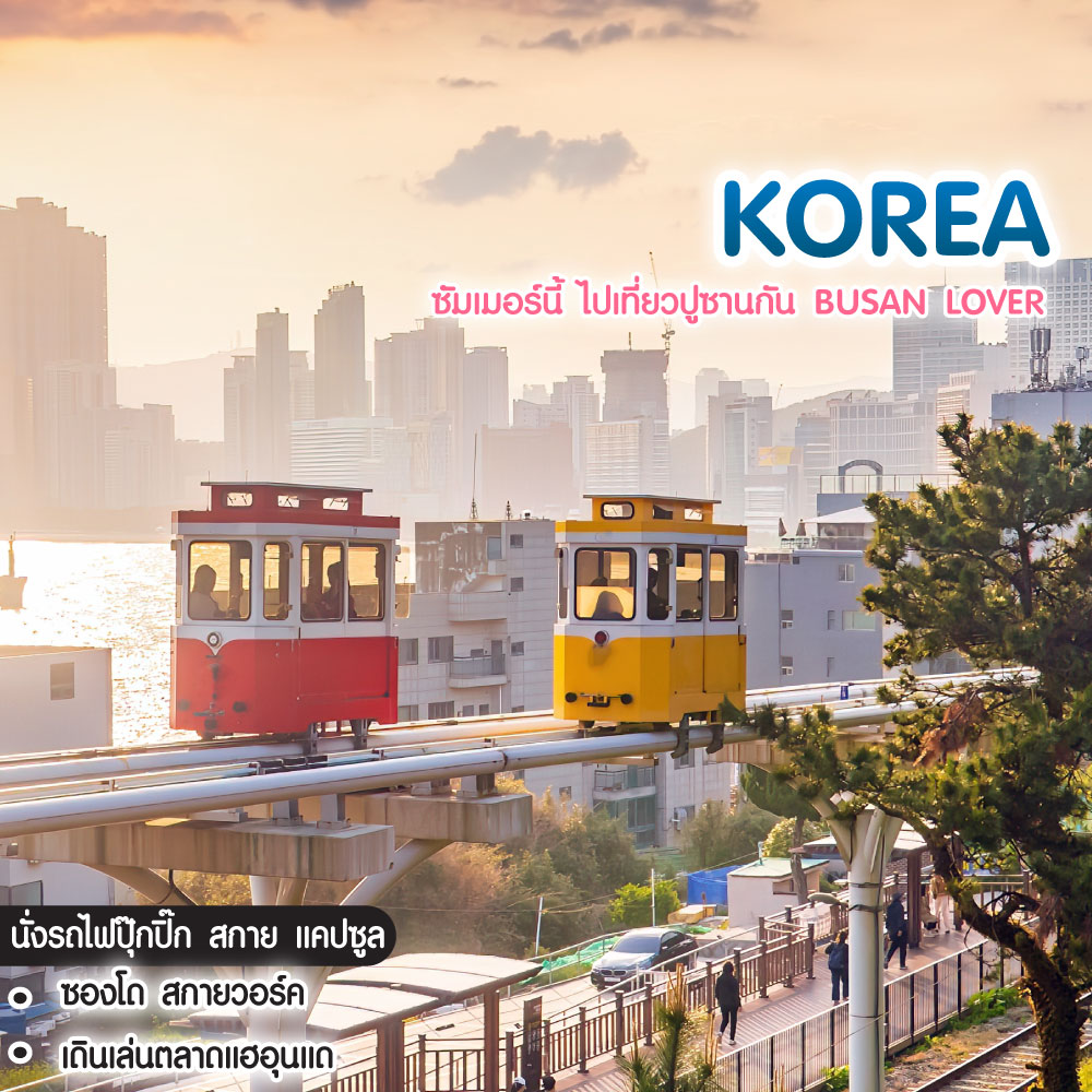 ทัวร์เกาหลี ซัมเมอร์นี้ ไปเที่ยวปูซานกัน Busan Lover