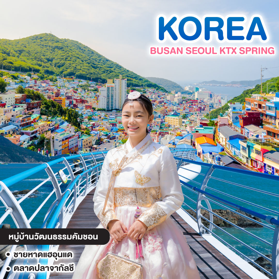 ทัวร์เกาหลี BUSAN SEOUL KTX SPRING 