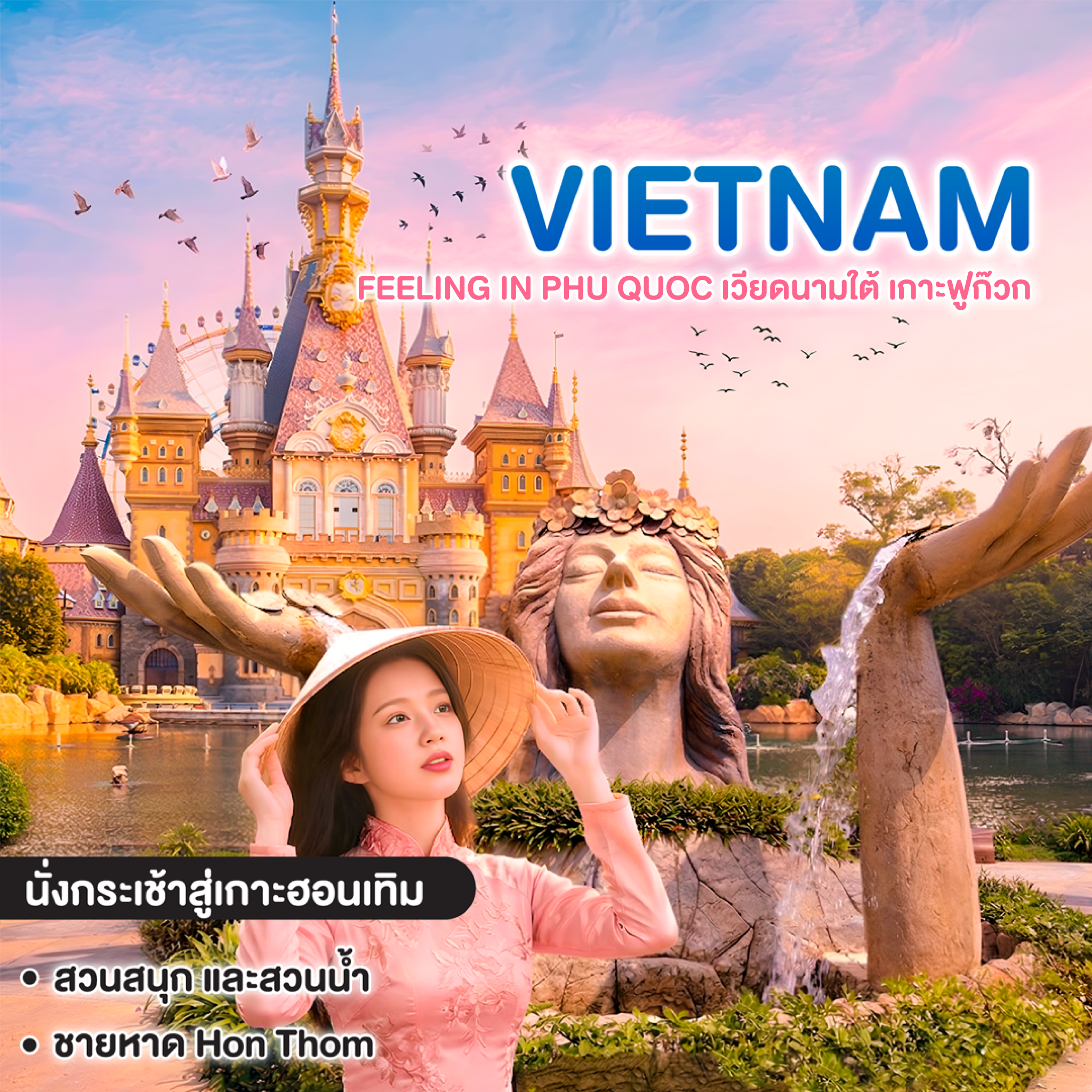 ทัวร์เวียดนาม feeling in Phu Quoc เวียดนามใต้ เกาะฟูก๊วก