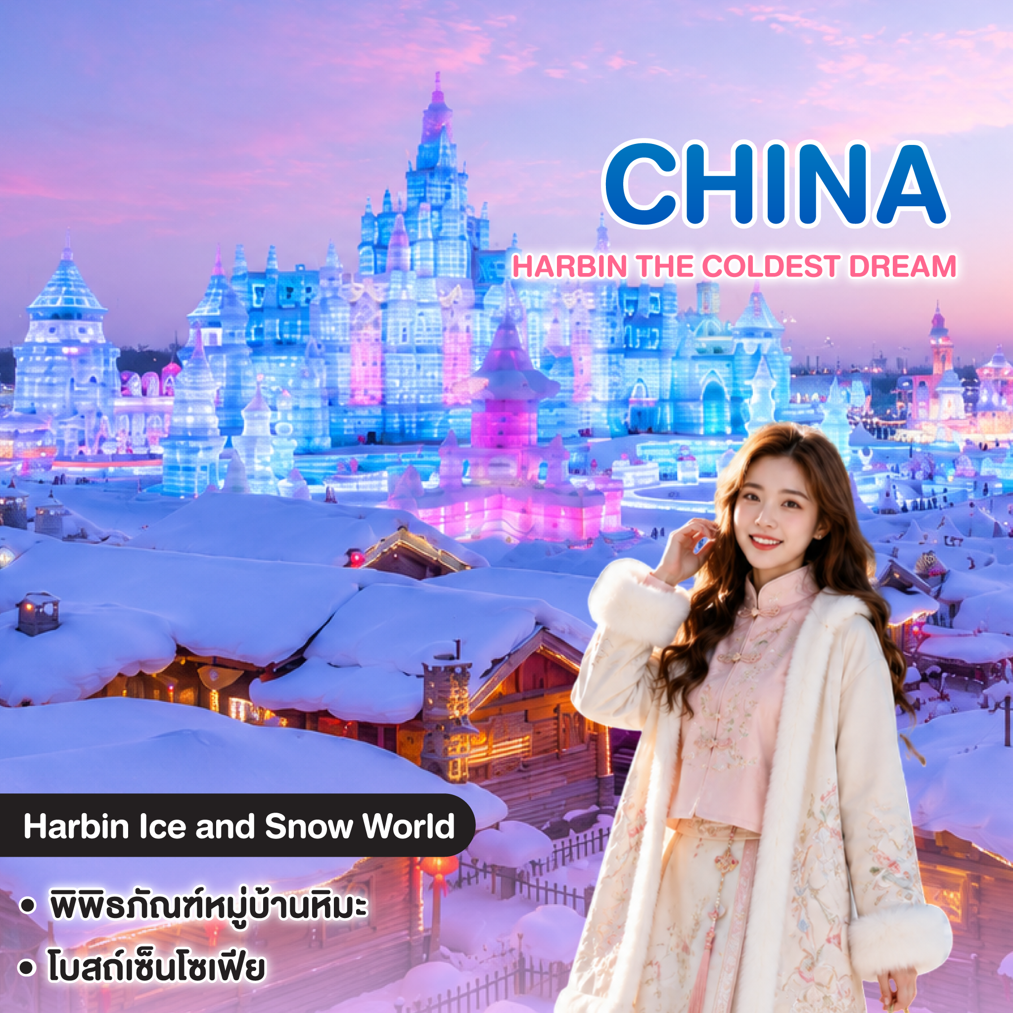 ทัวร์จีน HARBIN THE COLDEST DREAM