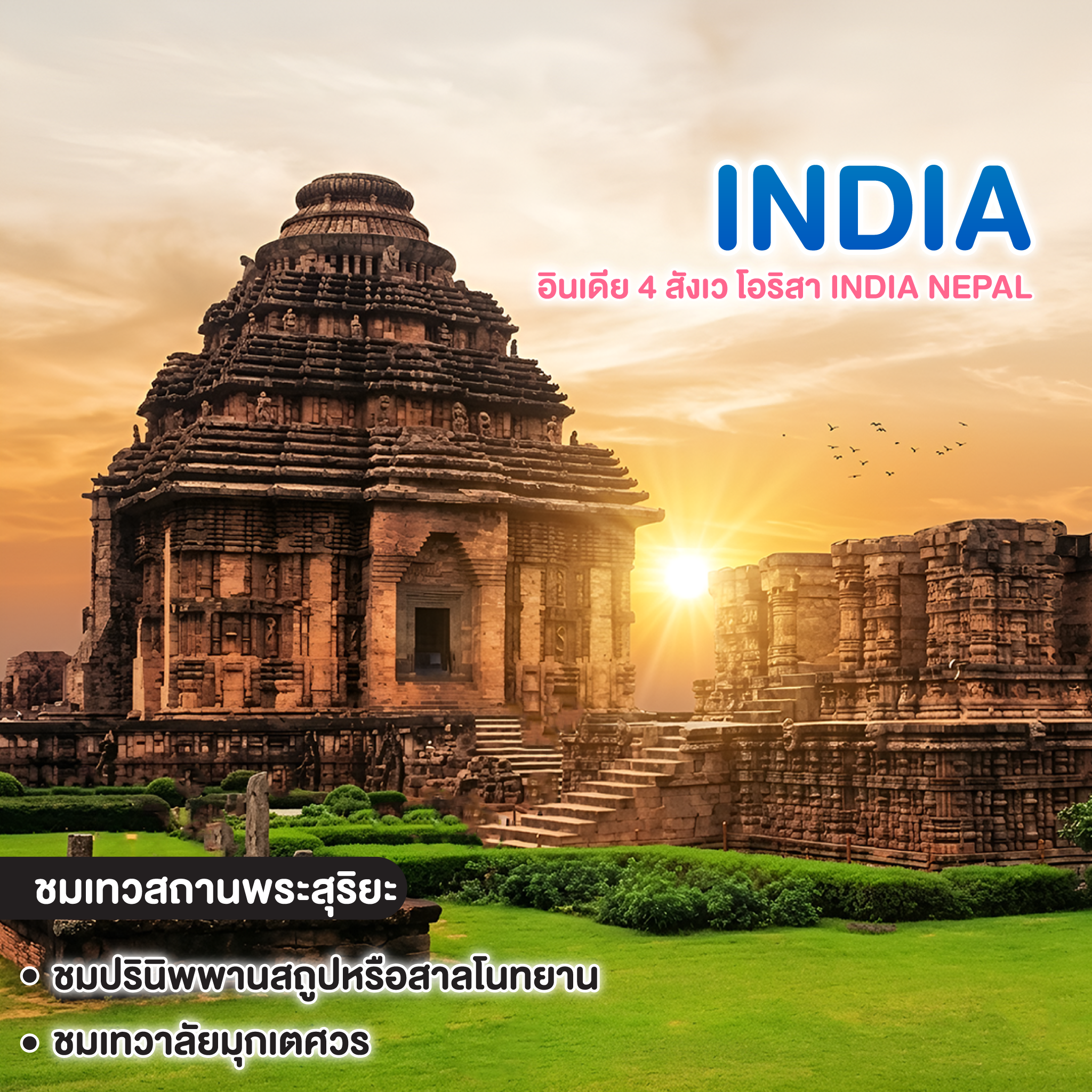 ทัวร์อินเดีย 4 สังเว โอริสา INDIA NEPAL 