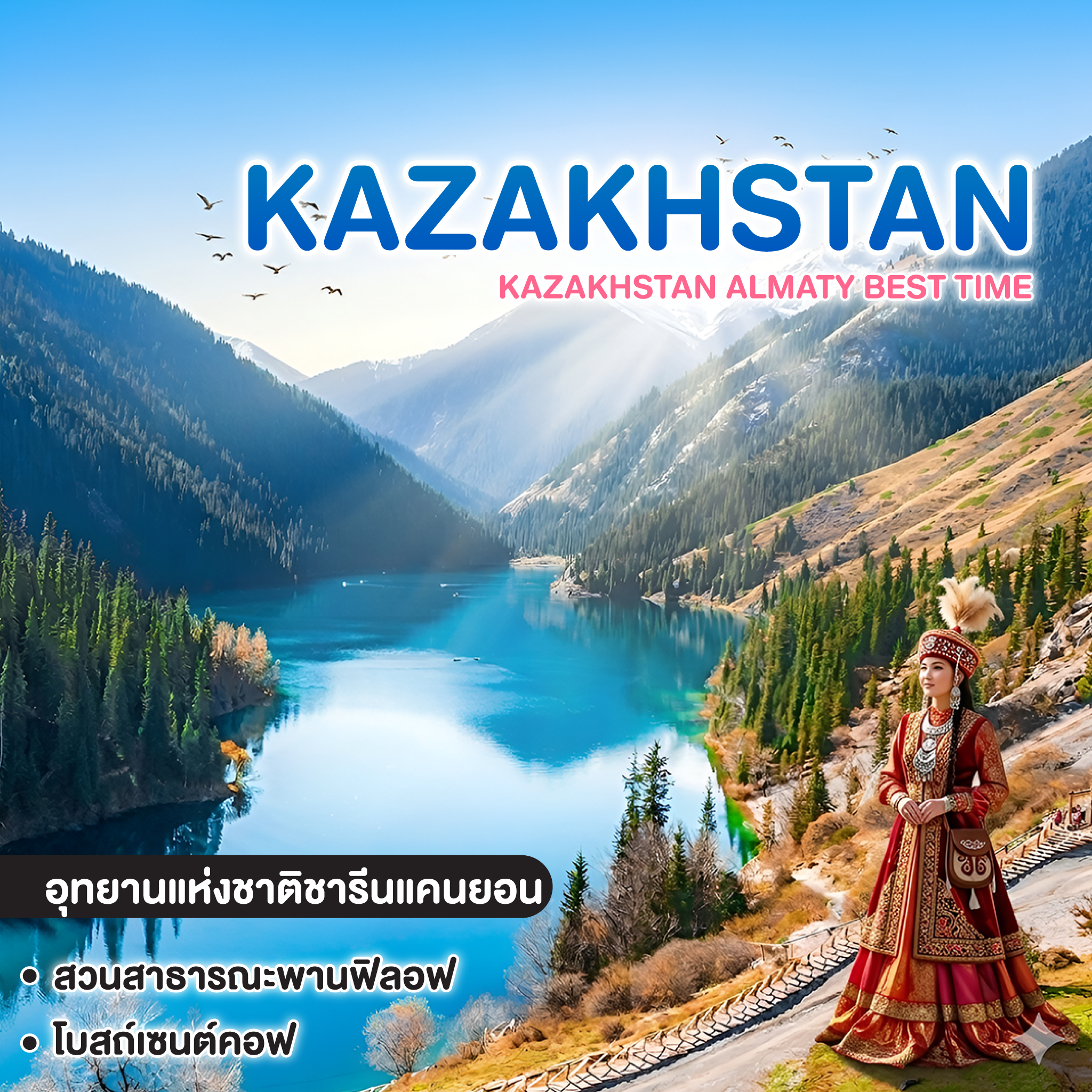 ทัวร์คาซัคสถาน KAZAKHSTAN ALMATY BEST TIME 